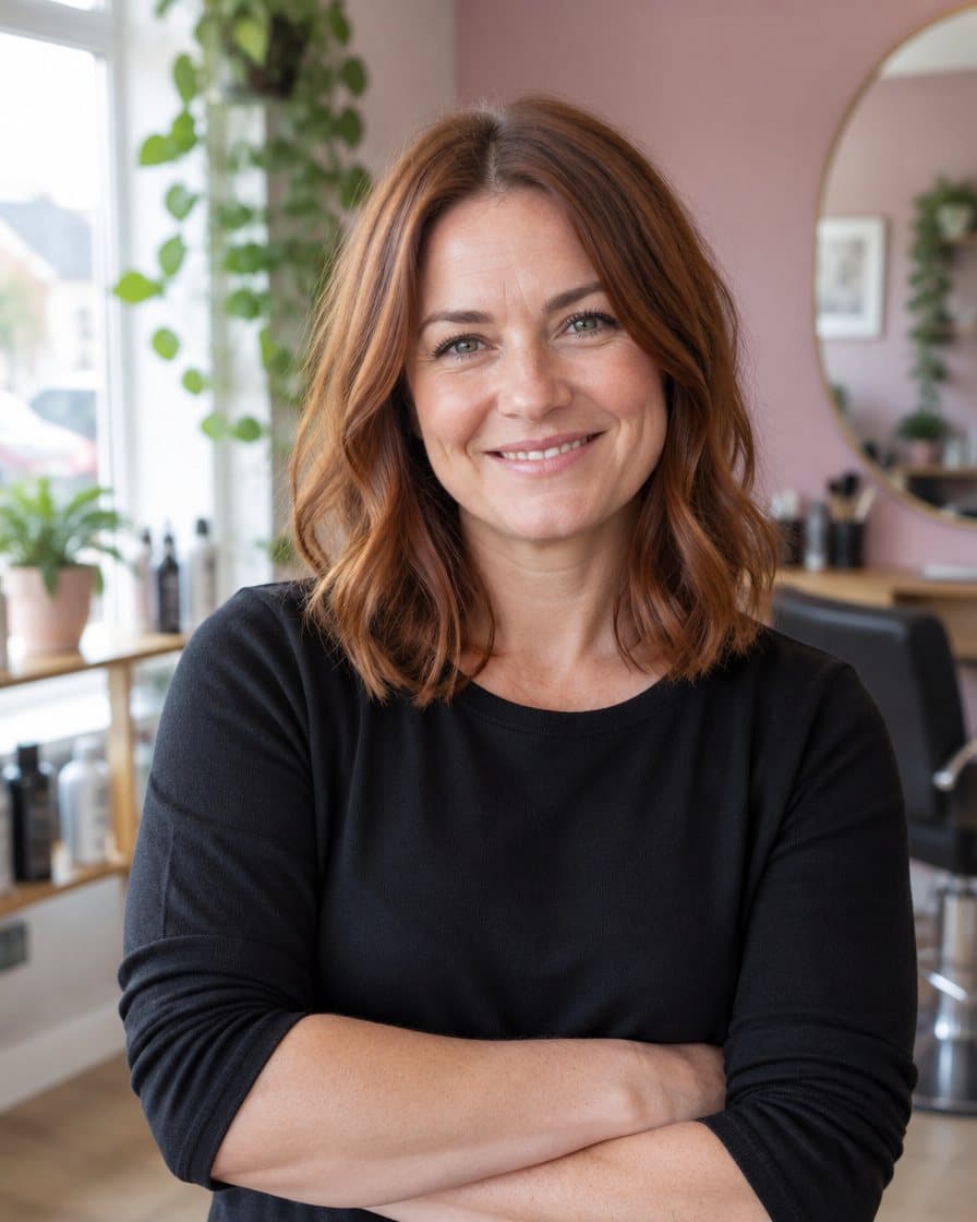 Emma, Owner and stylist, cuts and colour